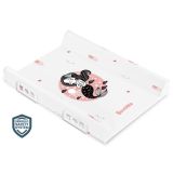 Colchoneta cambiadora Sensillo con dibujos alegres y sistema de seguridad.