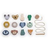 Perlas animales de madera Trixie - Juguete educativo para bebés - imagen 2