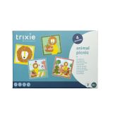 Caja de puzzle Trixie - Picnic de los animales - 4 puzzles