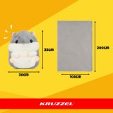 Manta, almohada y peluche 3 en 1 Kruzzel Hamster - imagen 3