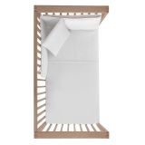 Textil de cuna coordinado Unic crudo Cambrass, conjunto completo