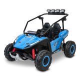 Buggy eléctrico infantil Toyz Reptil Azul con arnés de seguridad
