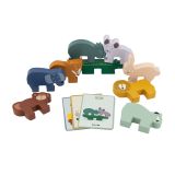 Juego de apilamiento de animales de madera Trixie - Diversión y aprendizaje - imagen 3