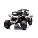 Cochecito de Batería Can-am DK-CA003 Lean cars - Blanco