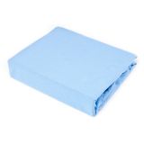 Sábana de Jersey Azul Sensillo 120x60 para Cuna - imagen 3