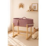 Moisés Boho Handmade My Sweet Baby - Cesta para Bebés en Lavanda