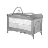 Cuna de viaje 2 niveles Kikkaboo So Gifted PLUS Gris