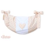 Bolsa de Juguetes My Sweet Baby - Colgante Corazones Beiges
