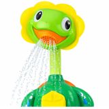 Tortuga de baño con ducha de fuente y ventosas