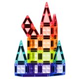 Juguetes de construcción magnética en colores vibrantes, educativos y divertidos.