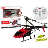 Helicóptero R/C Syma S5H rojo 2.4G vista lateral