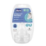 Biberón Chicco Perfect5 Silicona 6M+ - 2 Piezas