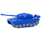 Tanque a Control Remoto Azul con Luces y Sonido 1:18 27MHz