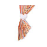 Cortinas para Habitación de Bebé - My Sweet Baby - Corazones Naranja - imagen 3