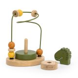Laberinto de Cuentas de Madera Mr. Dino Trixie para Bebés - imagen 3