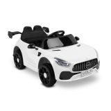 Coche eléctrico Toyz Volti blanco 12V con función balanceo, vista lateral