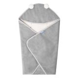 Manta Arrullo para Silla de Auto Sensillo - Gris Plush 75x75
