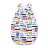 Cotton Sleeping Bag For Children, Size M, 3-12 Months, Tog 2.5, All-season - Colorful Cars