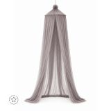 Dosel de techo de tul – Taupe de Waldin mostrando su diseño elegante.
