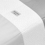 Jgo 2 Pcs.f.nordica Cuna 70 Vichy10 Gris 110x170x3 Cm - Cambrass - imagen 3