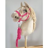 Halter y Tether My Sweet Baby para Hobby Horse Rosa