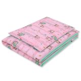 Juego de Cuna 2 Piezas My Sweet Baby - Búhos Rosa y Menta