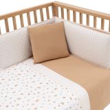 Jgo 2 Pcs.f.nordica Cuna 60 Senda Beige 100x140x3 Cm - Cambrass - imagen 2