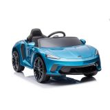 Coche eléctrico infantil McLaren GT azul con diseño atractivo.