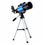 Telescopio compatible con soporte para teléfono, captura tus observaciones.