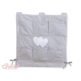 Organizador de Cuna My Sweet Baby con Corazones Colgantes