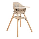 Trona 2en1 Woody Beige Kikkaboo - Versatilidad y Comodidad