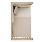 Jgo 2 Pcs.f.nordica Cuna 70 Rustic Rosa 110x170x3 Cm - Cambrass - imagen 3