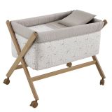 Minicuna Tijera Madera Abete Beige/natural 55x87x74 Cm - Cambrass