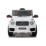 Coche Eléctrico Infantil Mercedes G63 Blanco Lean cars