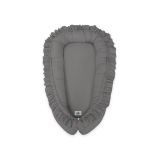 Baby Nest Premium Cocoon For Infants With A Ruffle My Sweet Baby- Anthracite