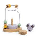 Laberinto de cuentas de madera Mrs. Mouse Trixie para bebés - imagen 2