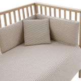 Jgo 2 Pcs.f.nordica Cuna 60 Derby Beige 100x140x3 Cm - Cambrass - imagen 2
