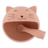 Set de comida para bebé Trixie - Mrs. Cat, silicona segura - imagen 2