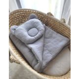 Juego de Cuna Muselina My Sweet Baby - 2 Piezas Gris