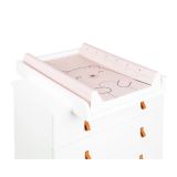 Cambiador Suave PVC 70x50cm Rosa Kikkaboo - Seguridad y Estilo - imagen 3