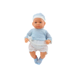 Muñeca Bebé 46 cm con Chupete y Gorra Azul - imagen 2