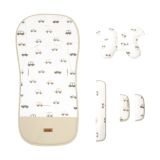 Set Deluxe Silla Paseo Muselina Coches con Cojín