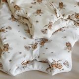 Saco de dormir con piernas 1-2 años 2,5 TOG Abejas – Blanco
