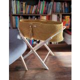 Moisés Boho My Sweet Baby con soporte - Amarillo Miel