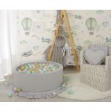 Piscina de Pelotas My Sweet Baby con 300 Bolas de Color - Gris - imagen 2
