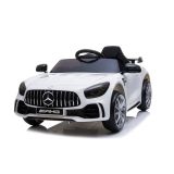 Coche eléctrico Mercedes GTR para montar - Blanco