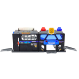 Set de Pista de Garaje Expandible con Maletín y Sonidos de Policía