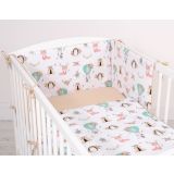 Juego de Sábanas para Cuna My Sweet Baby 2 Piezas Zorros Beige - imagen 2