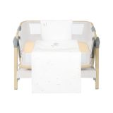 Juego de cama para minicuna 5 piezas Kikkaboo - Sleepy Sheep