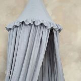 Dosel de techo de muselina – Gris